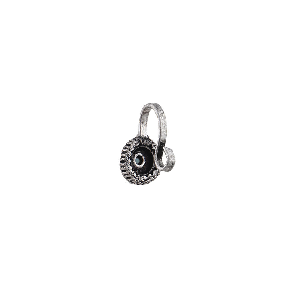 Twinkle dot stone studded nosepin (Mint)