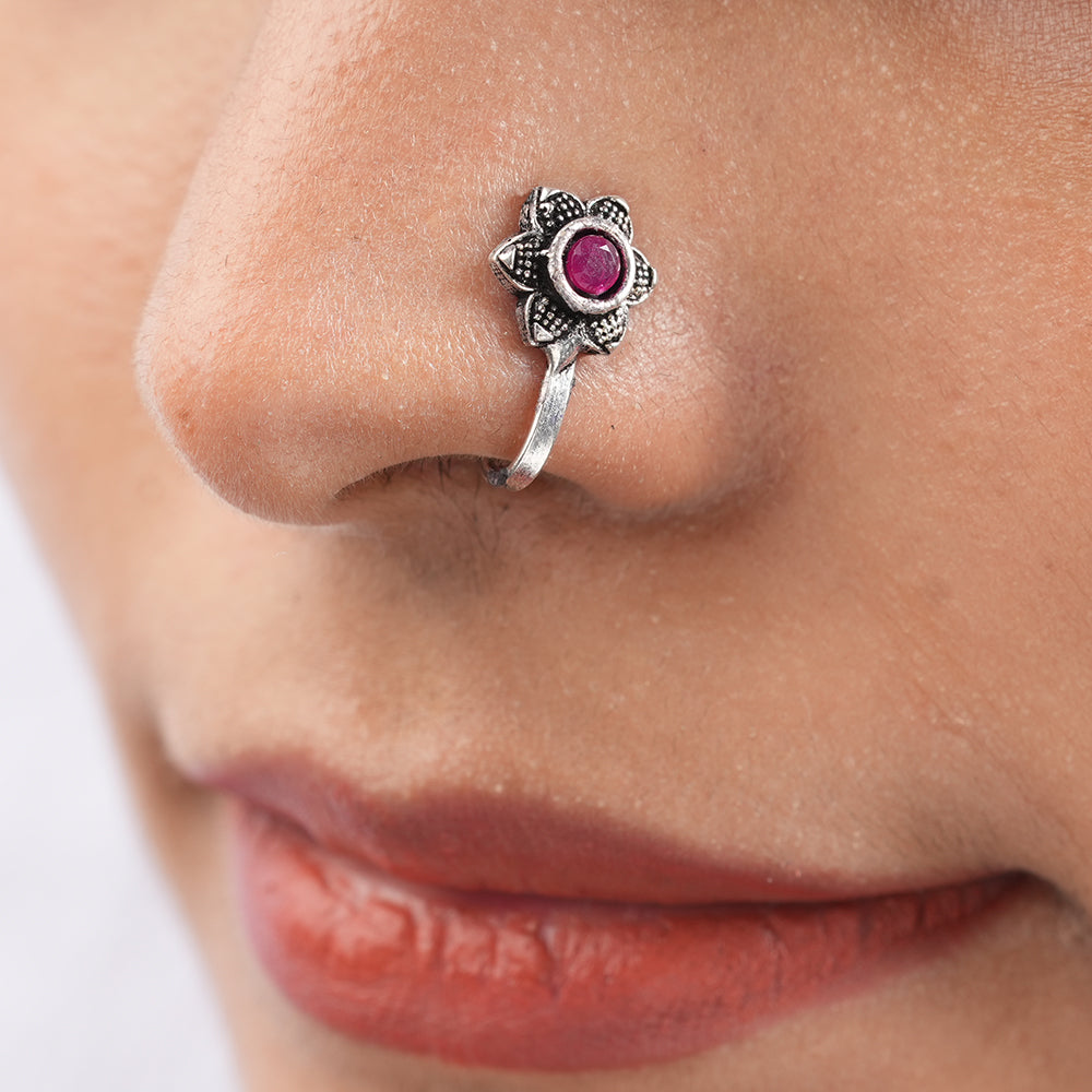 Stone Studded Beautiful Nosepin