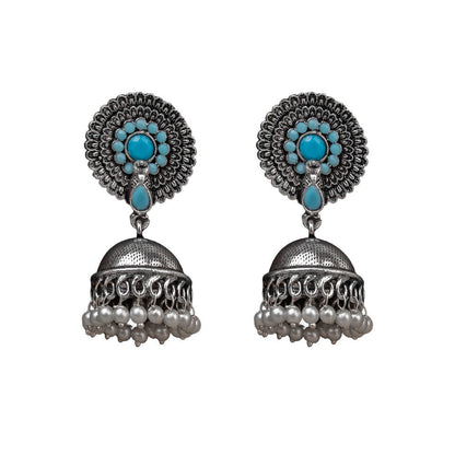 Evergreen earrings (Sky Blue) Treasure oink dangler earrings Combo set