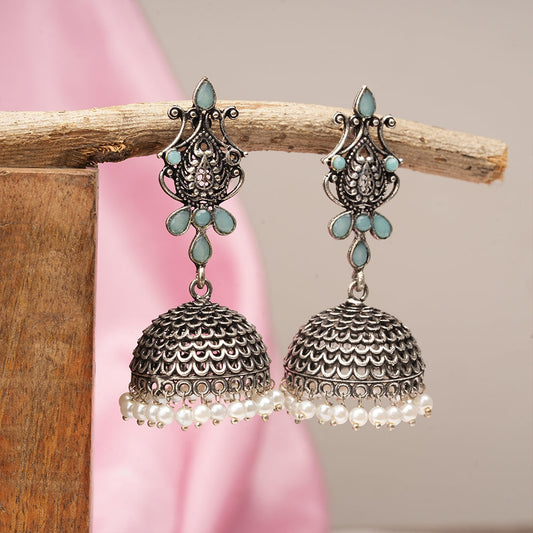 Kalash Kamal  earring (Mint)