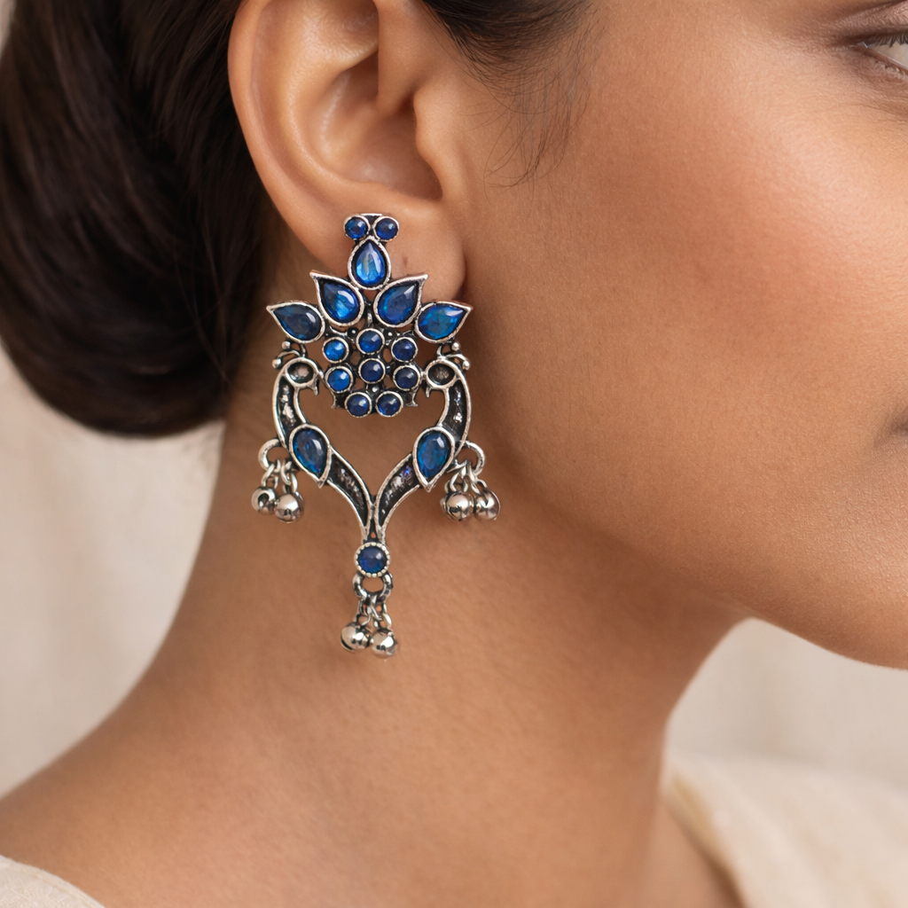 Tint and Twinkle  earrings (Blue)