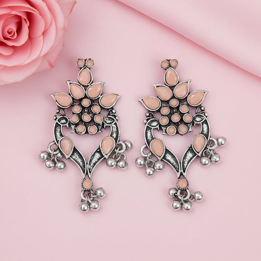 Tint and Twinkle  earrings (Light Orange)