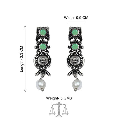 Kalash Kamal earring  Wonderful wildflower oxidised stud earrings Combo
