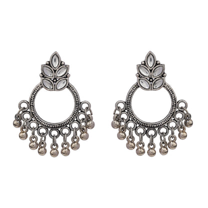 Fine Shine stud earrings (White)