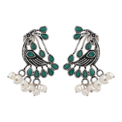 Chirpy Charm Stud earrings (Green)