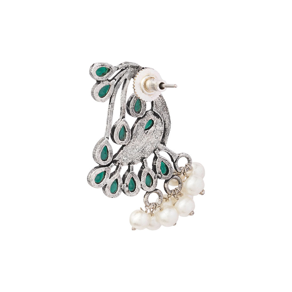 Chirpy Charm Stud earrings (Green)