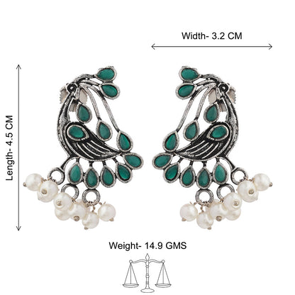 Chirpy Charm Stud earrings (Green)