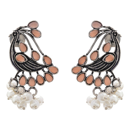 Chirpy Charm Stud earrings (Light Orange)