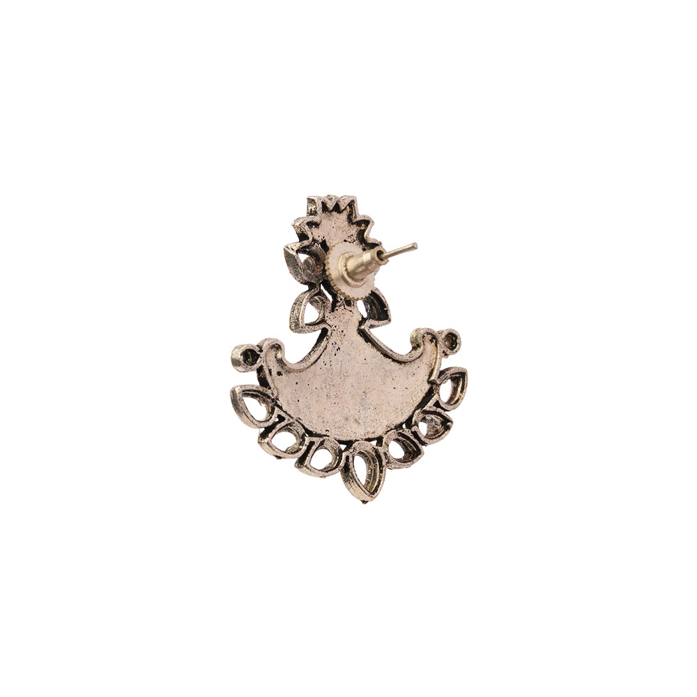 Shimmer and shine dangler earrings (White)