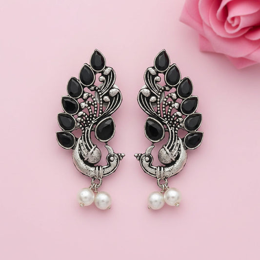 Mayur Pride stud earrings (Black)