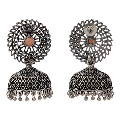 Jhilmil jhumki earring (Light Orange)