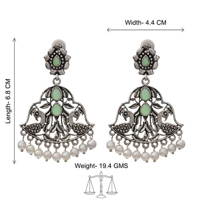 Morpatra dangler earrings (Pista)