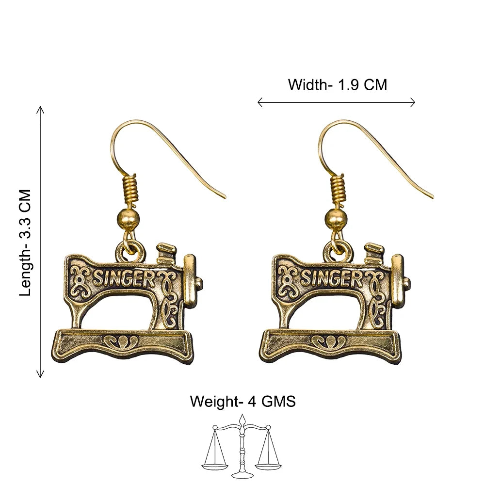 Peacock glow stone studded dangler earrings & Taylor dangler earrings Combo set