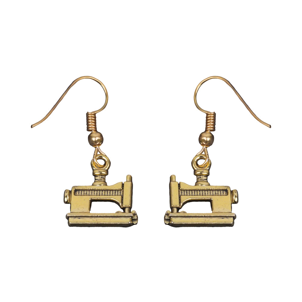 Leaf Cascade jhumki earrings (Red) Sew-chic dangler earrings Combo set