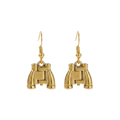Carved Charm Dangler earrings (White) Eyeconic dangler earrings Combo set
