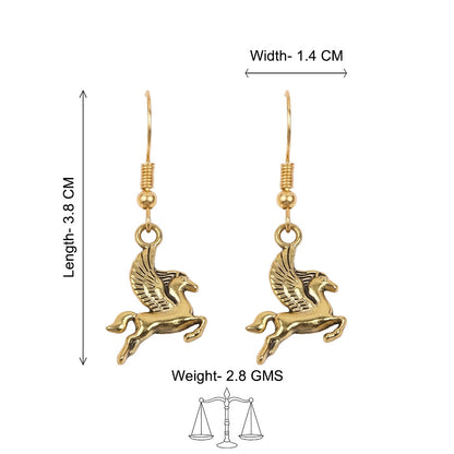 Royal Triple Bell Layered Jhumka Earring (Black) Winged Glam dangler earrings Combo set
