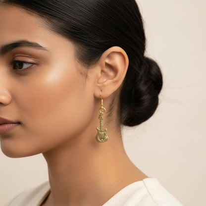Royal Triple Bell Layered Jhumka Earring (Black) Strum chic dangler earrings Combo set