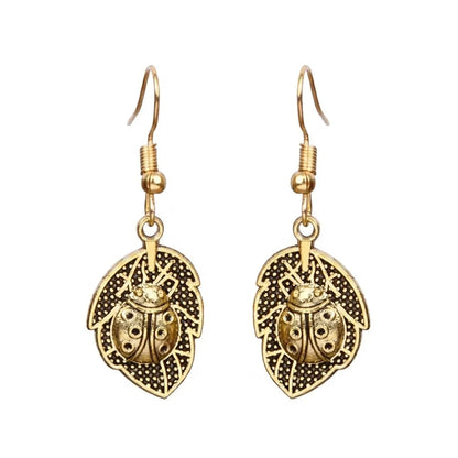 Royal Triple Bell Layered Jhumka Earring (Black) Beetle bling dangler earrings Combo set