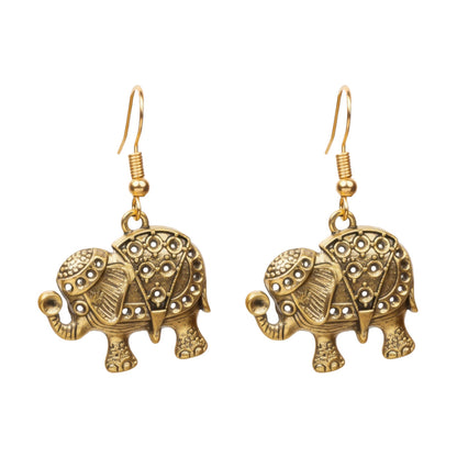 Royal Triple Bell Layered Jhumka Earring (Dark Maroon) Trunk twist dangler earrings Combo set