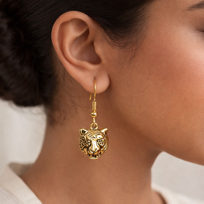 Carved Charm Dangler earrings &  fiercely flawless dangler earrings Combo set