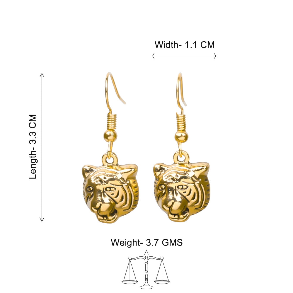 Royal Triple Bell Layered Jhumka Earring (Black) fiercely flawless dangler earrings Combo set