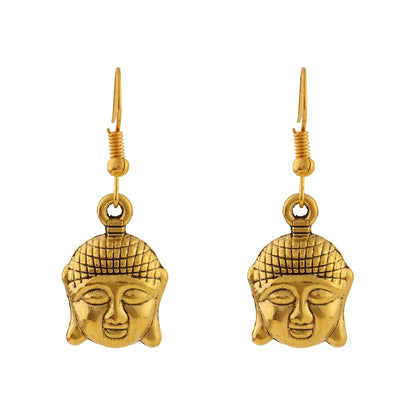 Royal Triple Bell Layered Jhumka Earring (Dark Maroon) Devine aura dangler earrings Combo set