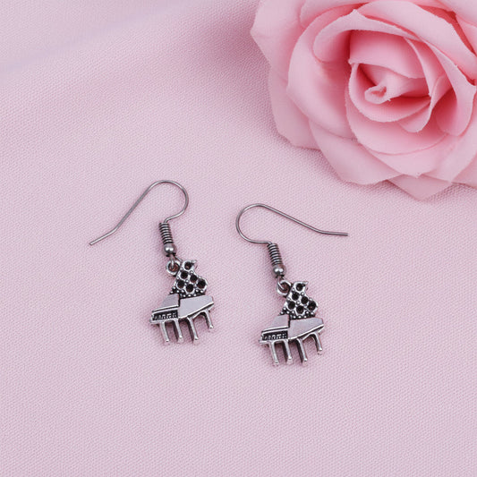 Harmony charm dangler earrings (Silver)