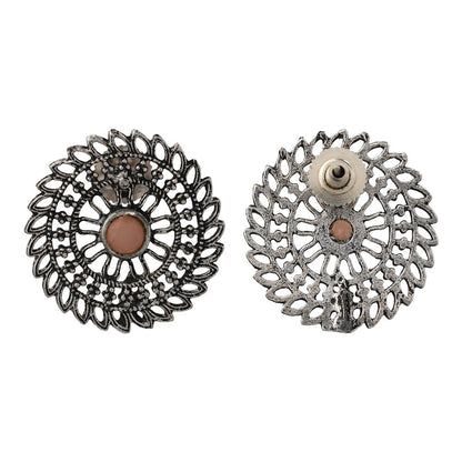 Charming Chakra stud earrings (Light Orange)