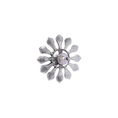 FlowerLoom Stud Earrings - Baby Pink