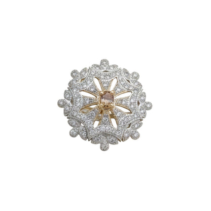 Dazzel design stone studded zirconia rings