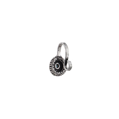 Twinkle dot stone studded nosepin (Mint)