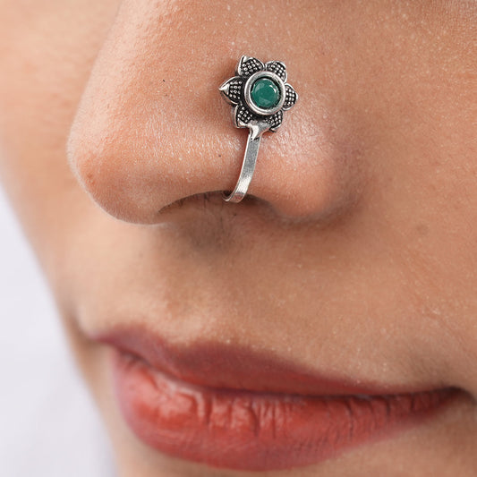 Stone Studded Beautiful Nosepin