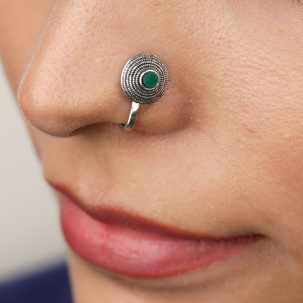 Stone Studded Beautiful Nosepin