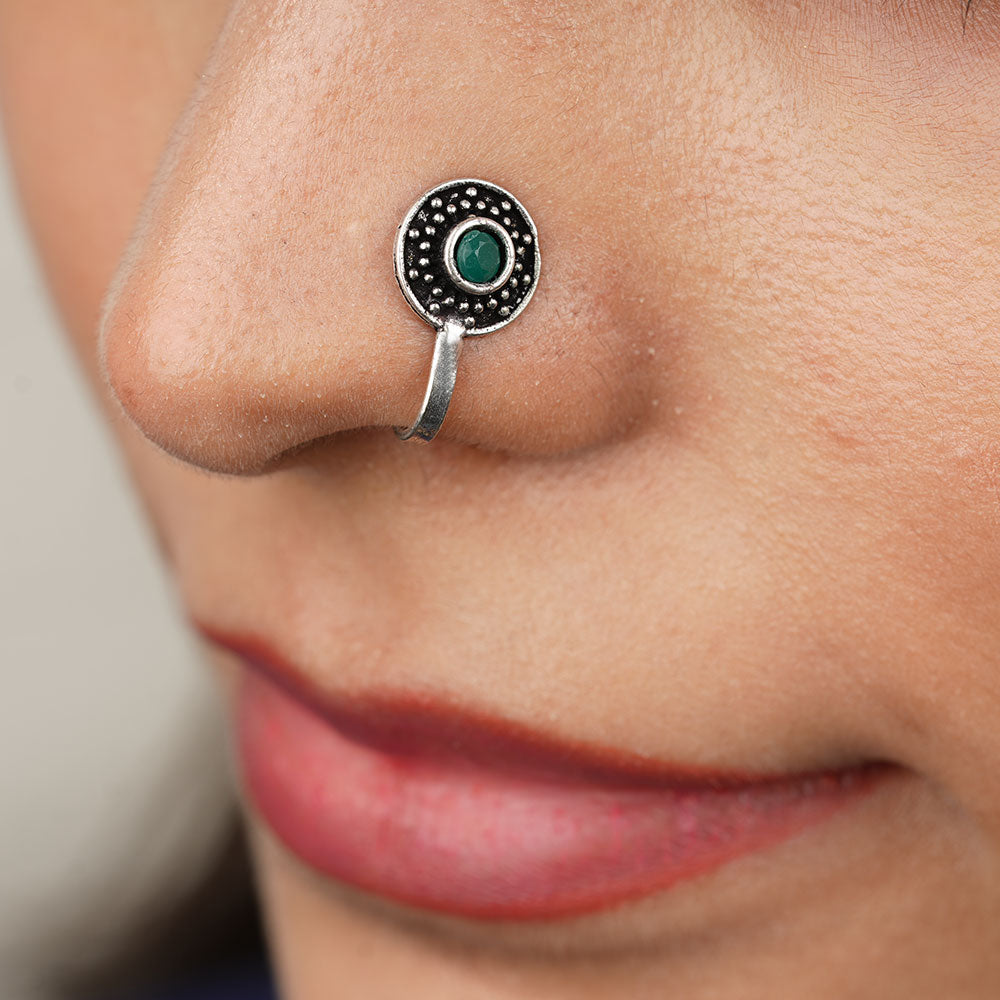 Stone Studded Beautiful Nosepin