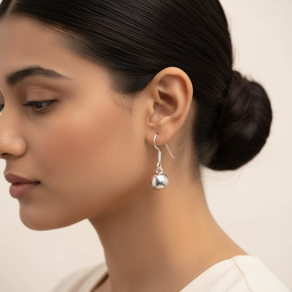 Sphere of grace dangler earrings (Silver)