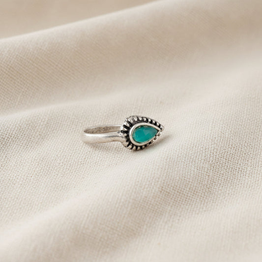 Heritage drop oxidised nosepin (Green)